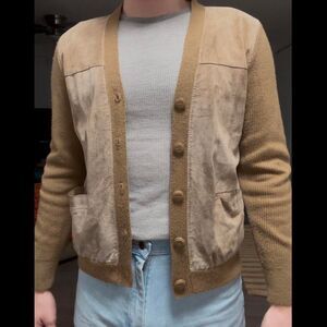 Astor One 70s Pig Suede Cardigan 🧥
